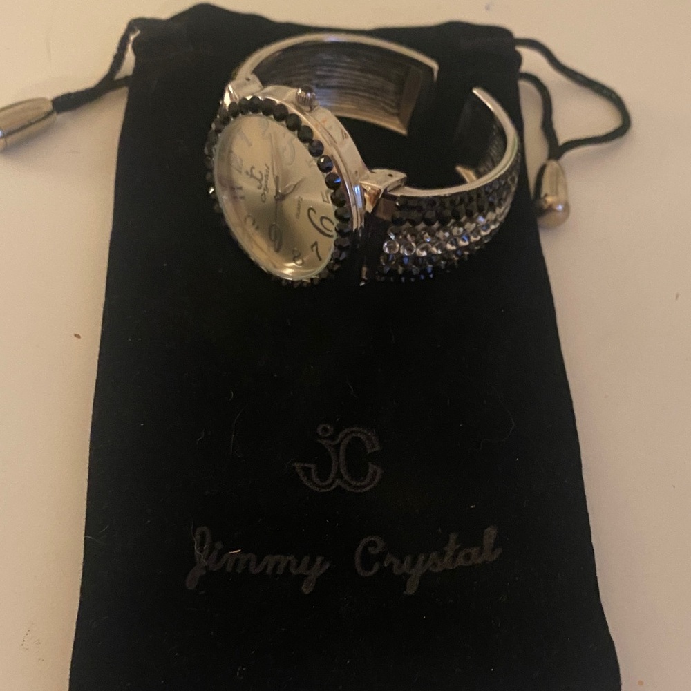 Jimmy crystal Swarovski ladies watch bracelet